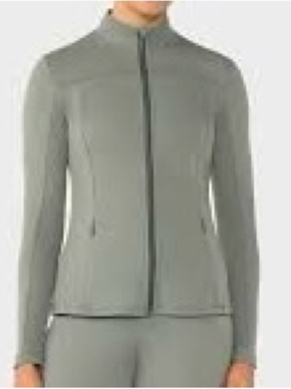 Tavi Zip-Front Jacket in Green Leaf-L